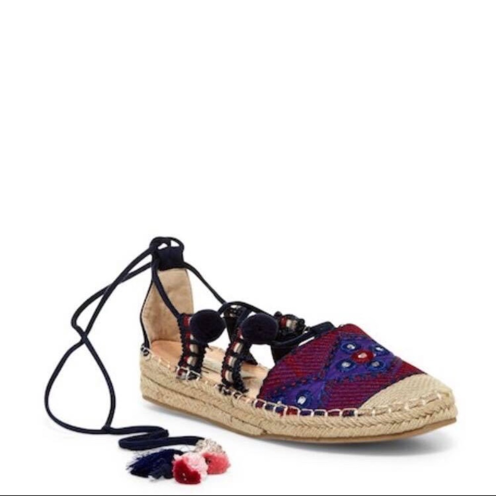 Vintage Havana Lace up Espadrille